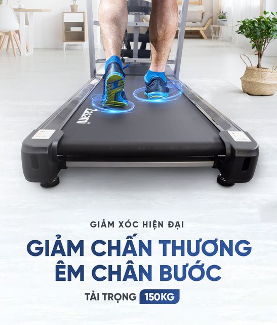 M&aacute;y chạy bộ điện Zasami KZ-C2206 thiết kế hiện đại