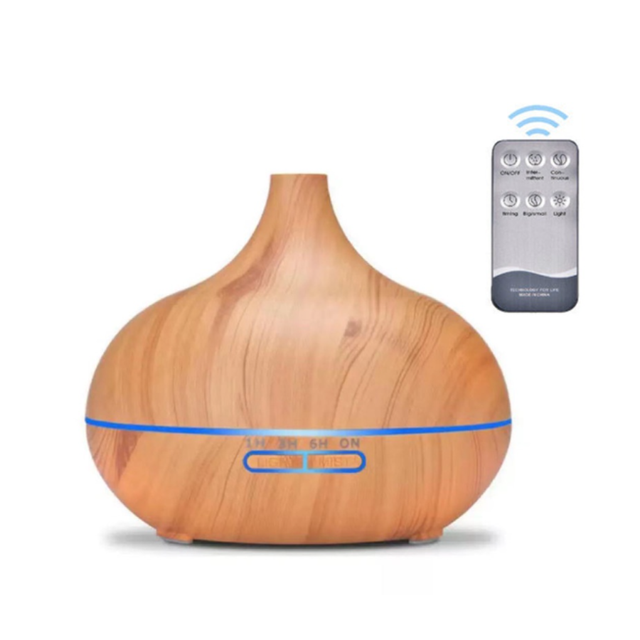 M&aacute;y phun sương tạo ẩm c&oacute; đ&egrave;n led Jiashi MPS05 dung t&iacute;ch 550ml m&agrave;u n&acirc;u s&aacute;ng