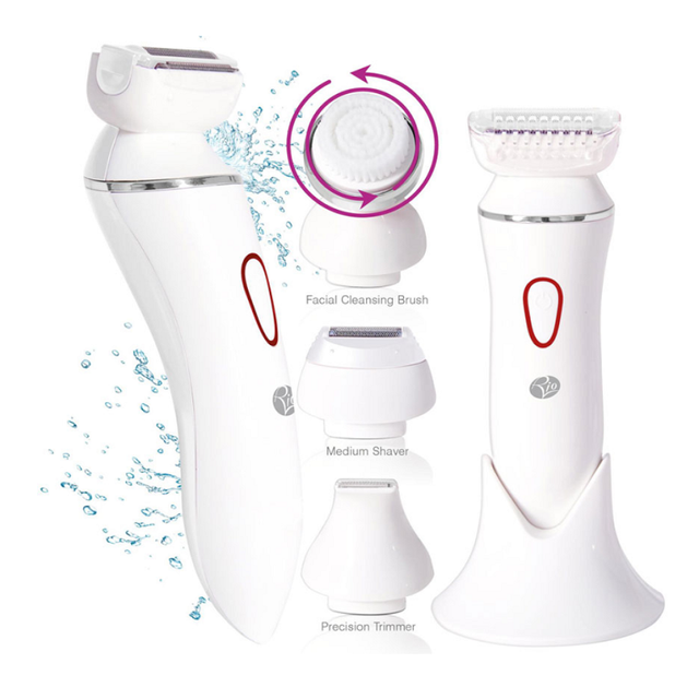 M&aacute;y rửa mặt Rio 4in1 Lady Shaver & Facial Brush