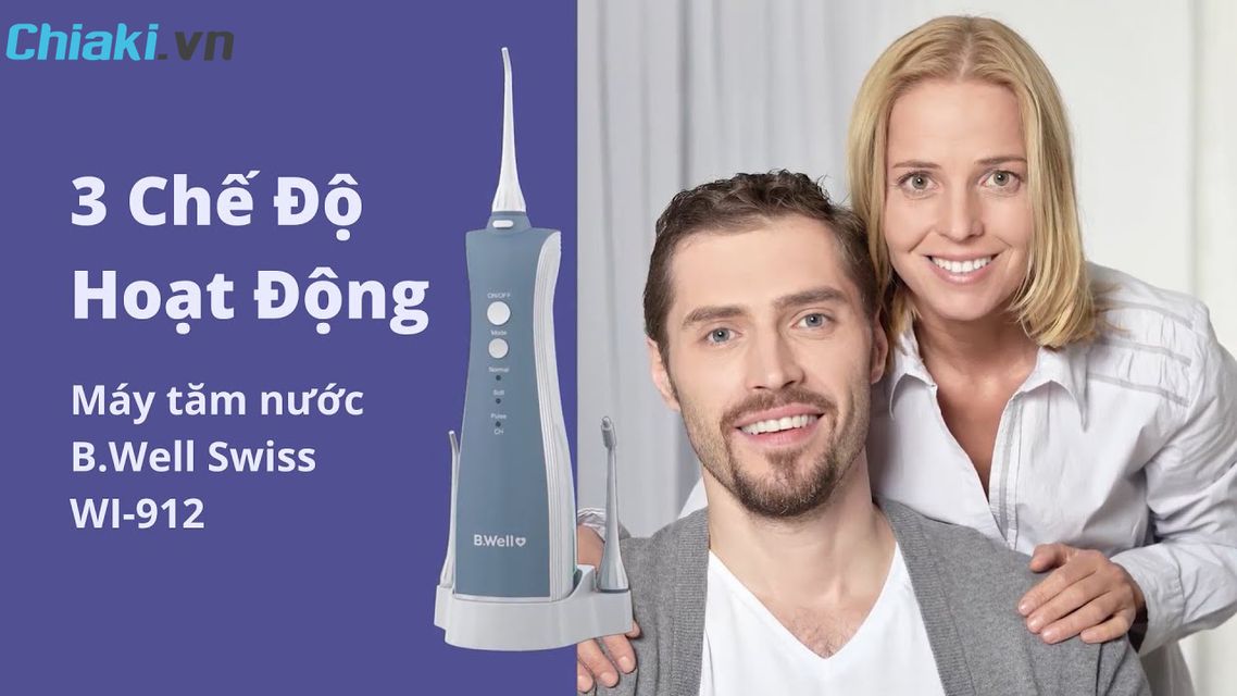 Tăm nước B.Well Swiss WI-912 c&oacute; 3 chế độ hoạt động