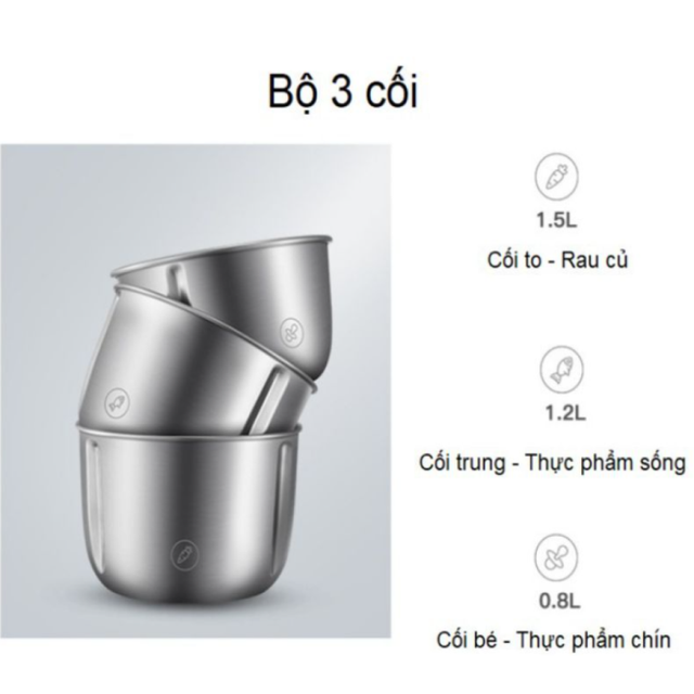 Bộ sản phẩm m&aacute;y xay đa năng 3 cối Morphy Richards&nbsp;