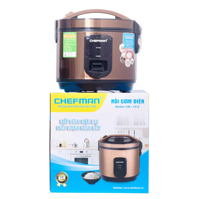 Nồi cơm điện Chefman CM-1212 dung t&iacute;ch 1.2L