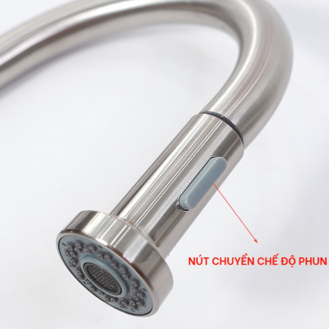 V&ograve;i rửa ch&eacute;n n&oacute;ng lạnh d&acirc;y r&uacute;t Hobby Home Decor VDR4 tiện lợi sử dụng, dễ d&agrave;ng lắp đặt