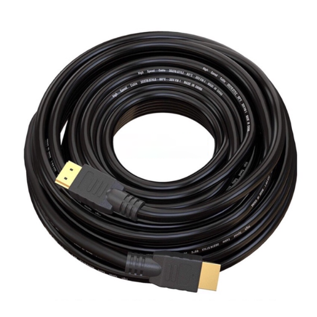 D&acirc;y c&aacute;p HDMI dạng tr&ograve;n 15m chuẩn 1.4