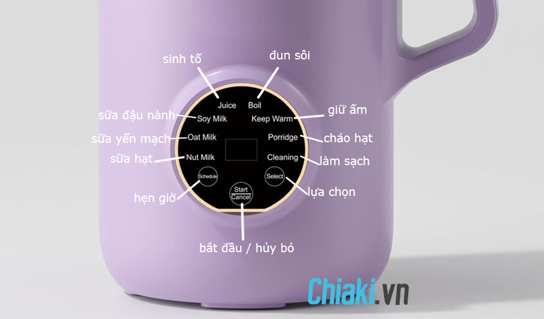 Bảng điều khiển m&agrave;n LCD dễ d&agrave;ng sử dụng
