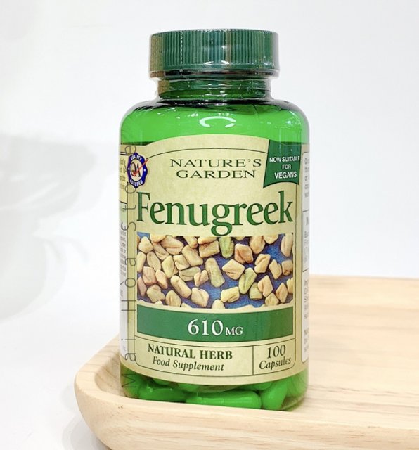 C&ocirc;ng dụng viên uống lợi sữa Fenugreek Nature&rsquo;s Garden