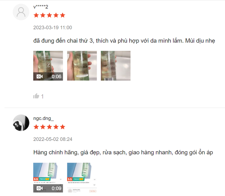 Review sữa rửa mặt Dermedic Normacne Antibacterial Cleansing từ ph&iacute;a người d&ugrave;ng