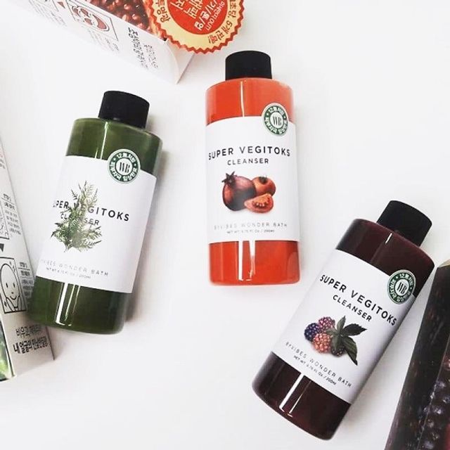 Sữa rửa mặt rau củ quả H&agrave;n Quốc Super Vegitoks Cleanser