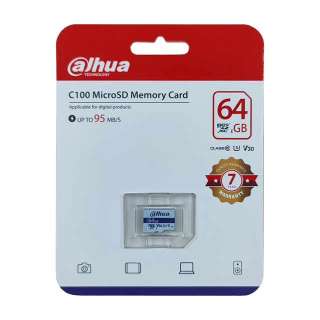 Thẻ nhớ MicroSD Dahua Class 10 tốc độ 95Mb/s dung lượng 64GB