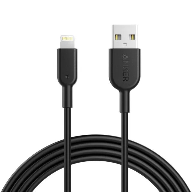C&aacute;p sạc Anker Powerline II Lightning A8433 d&agrave;i 1.8m (m&agrave;u đen)