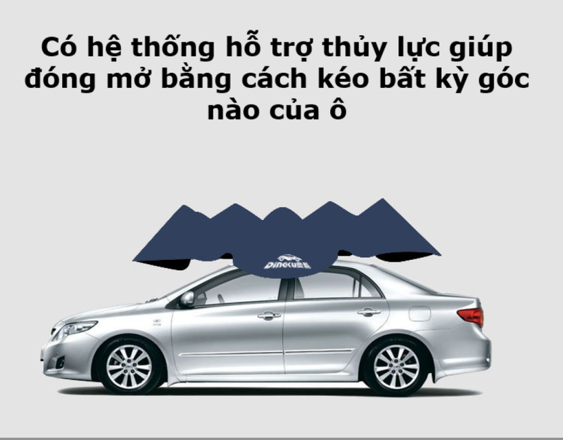 Thiết kế hiện đại với hệ thống hỗ trợ thủy lực