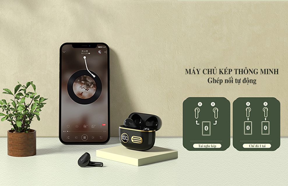 Tai nghe bluetooth 5.0 True Wireless Remax TWS-39