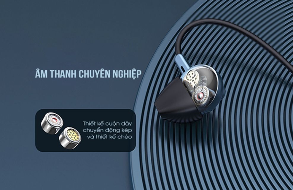Tai nghe ch&acirc;n 3.5mm Remax RM-595 chống ồn