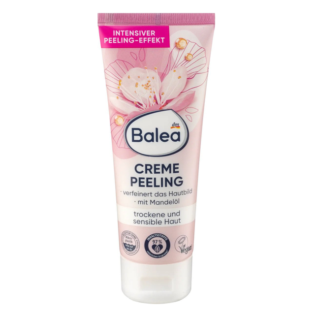 Tẩy tế b&agrave;o chết Balea Creme Peeling chiết xuất hoa hạnh nh&acirc;n