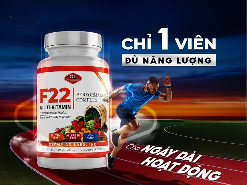 Vi&ecirc;n uống vitamin tổng hợp Olympian Lab F22 Multi-Vitamin