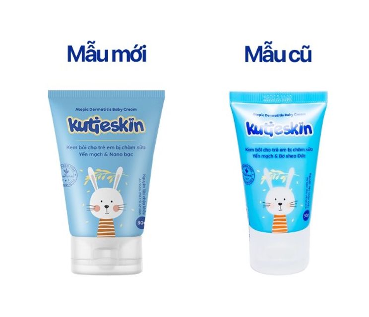 Kem Kutieskin mẫu mới Atopic Dermatitis Baby Cream 30g