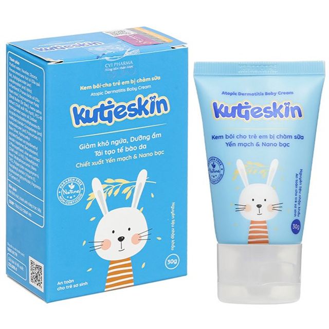 Bao b&igrave; kem Kutieskin tu&yacute;p nhỏ gọn, tiện lợi