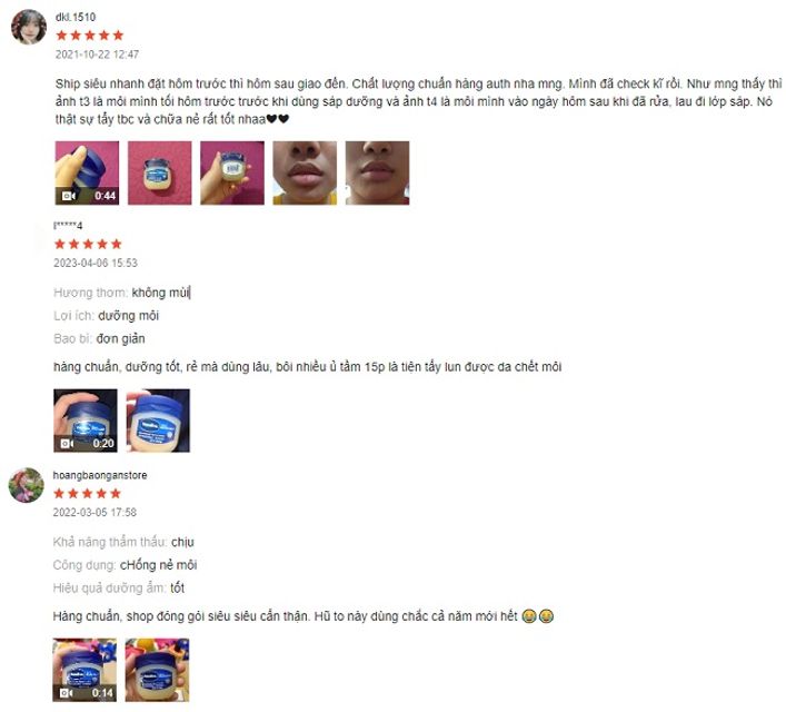 Review kem nẻ Vaseline từ người sử dụng