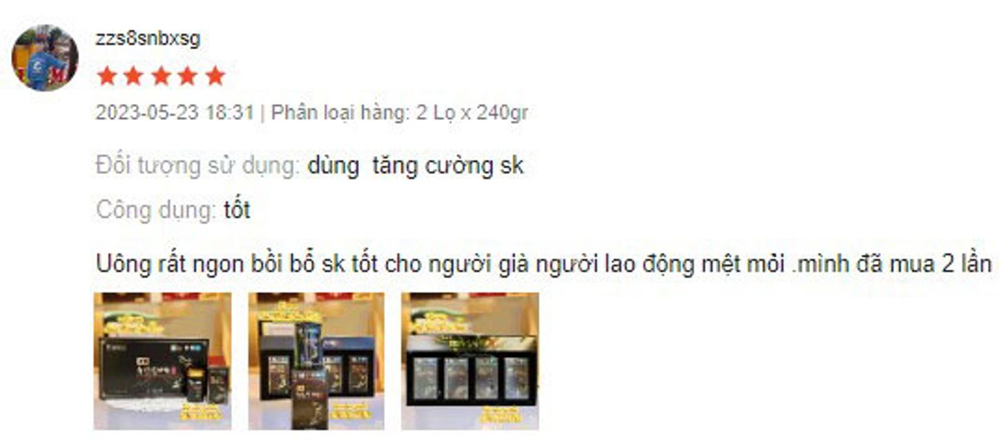 Review cao hắc s&acirc;m H&agrave;n Quốc c&oacute; tốt kh&ocirc;ng?