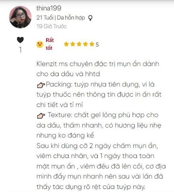 Review Klenzit MS c&oacute; tốt kh&ocirc;ng?