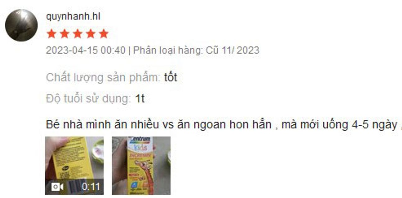 Review siro Centrum kids c&oacute; tốt kh&ocirc;ng?