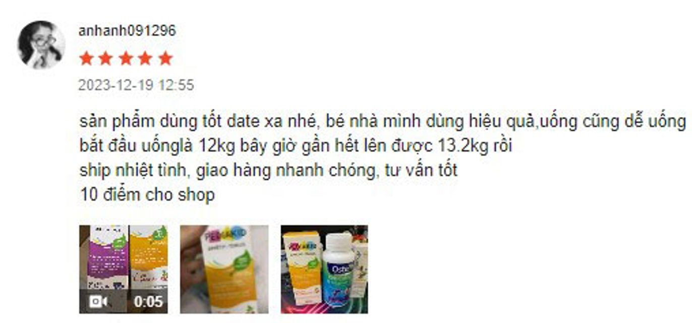 Đ&aacute;nh gi&aacute; Siro Pediakid Appetit Tonus hỗ trợ b&eacute; ăn ngon