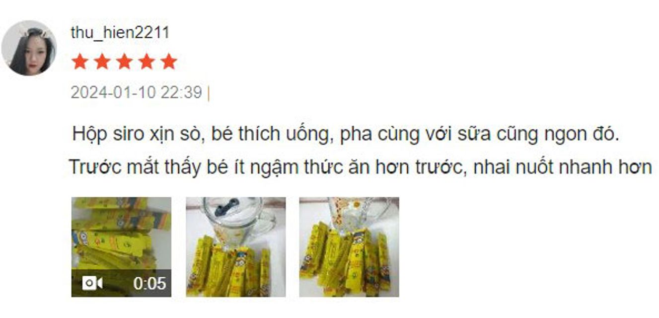 Review siro ăn ngon Minion Happy