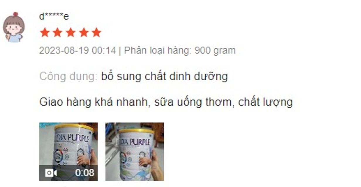 Review sữa Dia Purple c&oacute; tốt kh&ocirc;ng?