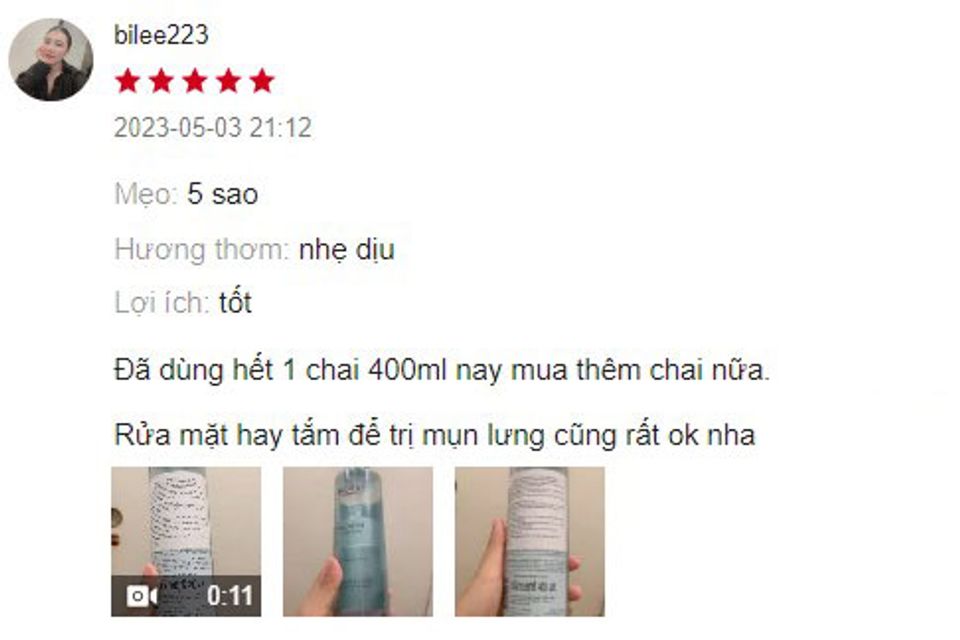 Đ&aacute;nh gi&aacute; sữa rửa mặt Eucerin cho da dầu mụn từ kh&aacute;ch h&agrave;ng 