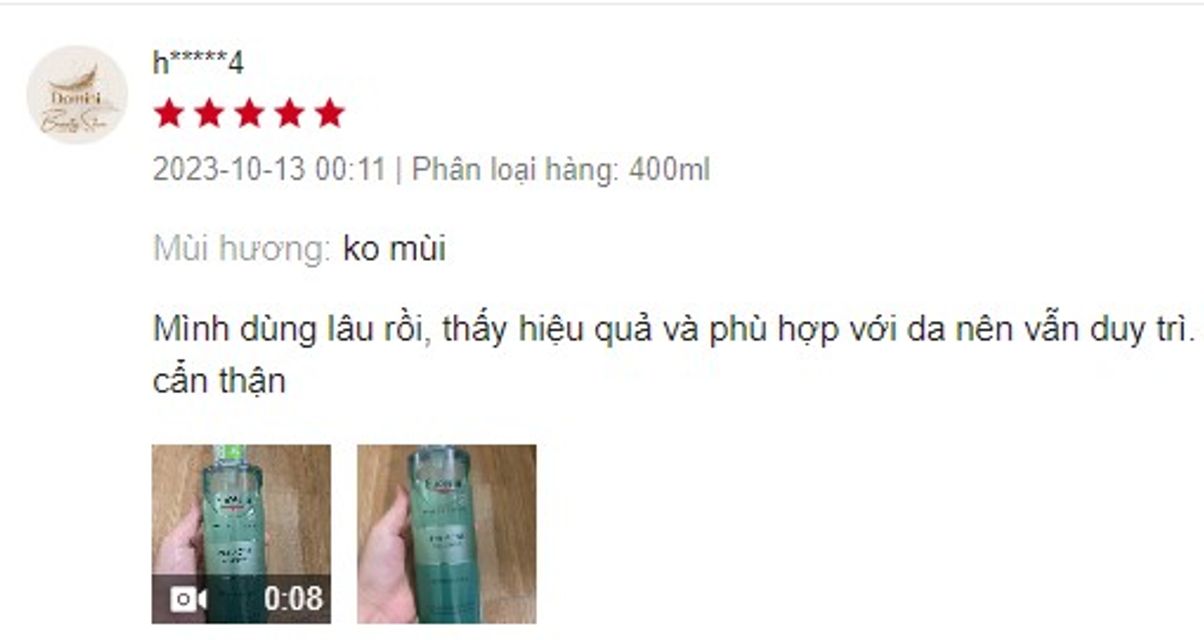 Đ&aacute;nh gi&aacute; sữa rửa mặt Eucerin cho da dầu mụn từ kh&aacute;ch h&agrave;ng 