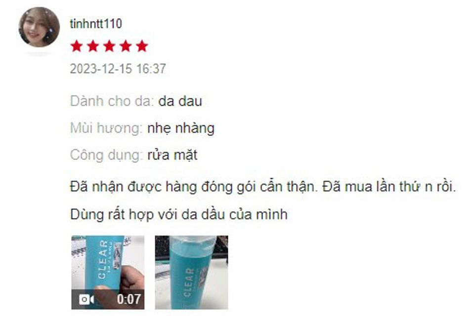 Nhận x&eacute;t sữa rửa mặt Paula's Choice Clear Pore Normalizing Cleanser
