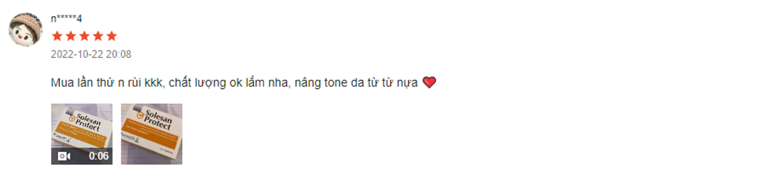 Vi&ecirc;n uống chống nắng Solesan review