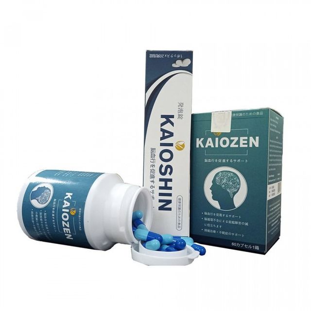 Viên Uống Kaiozen Hỗ Trợ Tăng Tuần Hoàn Máu Não Hộp 60 viên 2