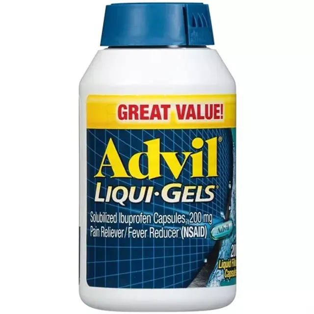 Vi&ecirc;n Uống Giảm Đau Hạ Sốt Advil Liqui Gels Chai 200 Vi&ecirc;n