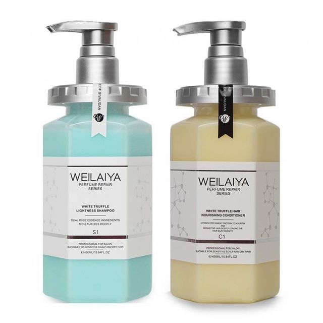 Bộ Dầu Gội Dầu Xả Phục Hồi Đa Tầng Nấm Truffle Weilaiya 450Ml 1