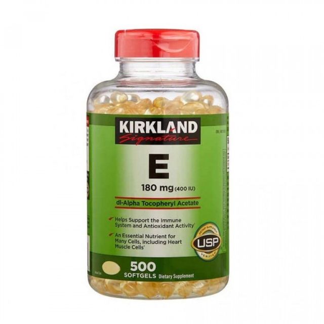 Viên uống bổ sung vitamin E  Kirkland 400iu 180mg chính hãng 1