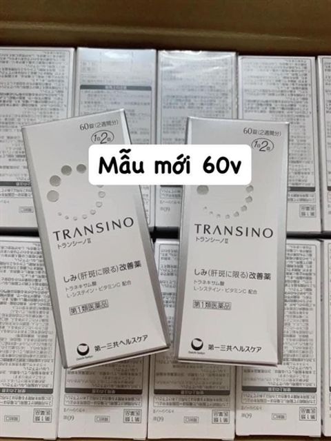 Vi&ecirc;n uống mờ n&aacute;m dưỡng s&aacute;ng da Transio 60 vi&ecirc;n