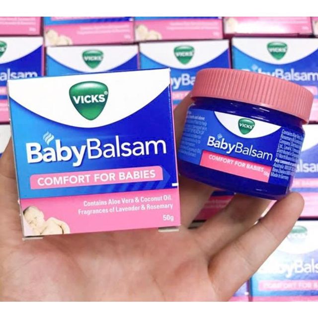 Dầu Vicks Baby Balsam - sản phẩm chăm s&oacute;c b&eacute;