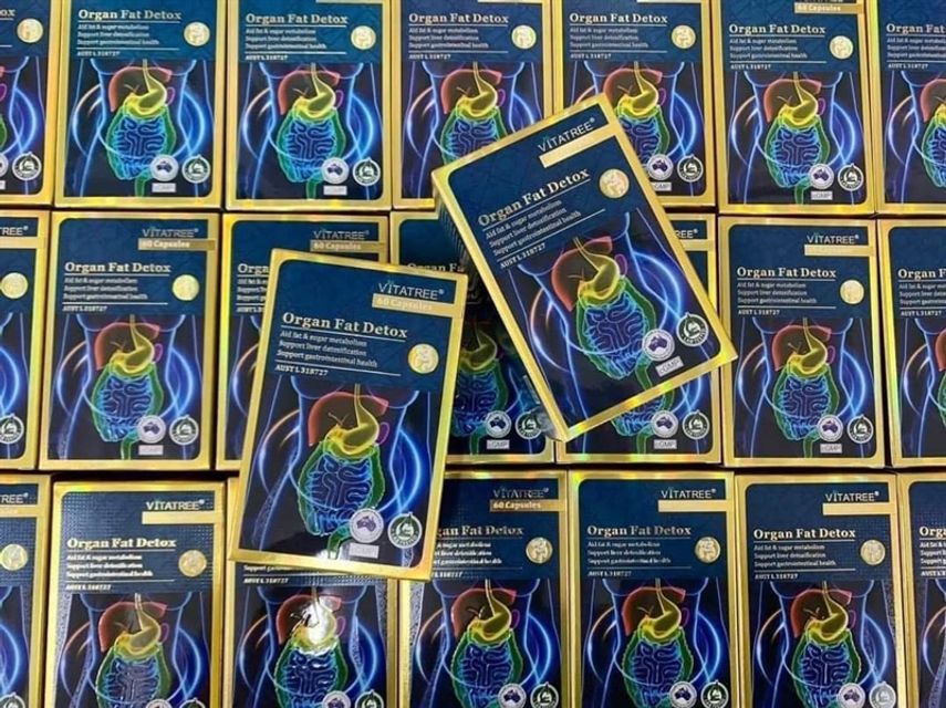Vi&ecirc;n Uống Vitatree Organ Fat Detox 60 Vi&ecirc;n