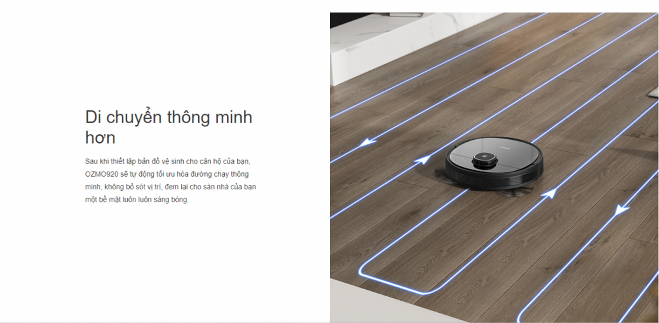 Robot h&uacute;t bụi lau nh&agrave; Ecovacs Deebot Ozmo 920 3