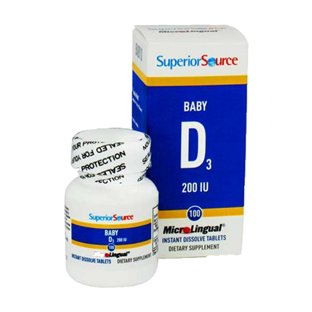 Baby D3 Vitamin D3 Nano d&agrave;nh cho trẻ sơ sinh của Mỹ 1