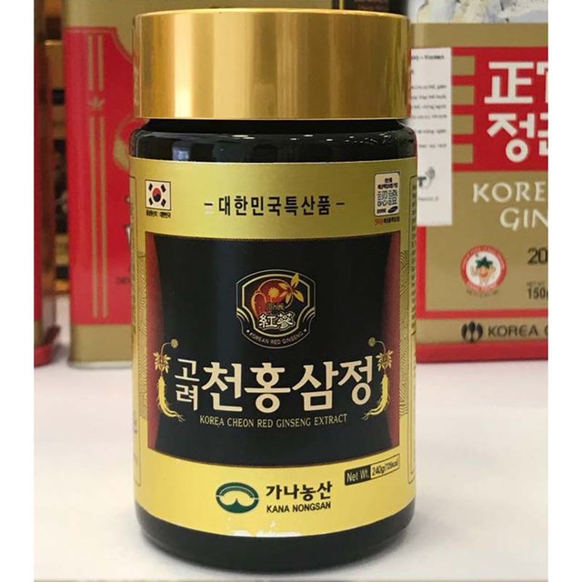 Cao Hồng S&acirc;m Kana H&agrave;n Quốc Hộp 4 Lọ Tăng Cường Sức Khỏe 2