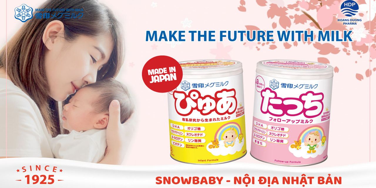 Sữa Snowbaby Pure Nhật Bản số 0 cho Bé Từ 0 đến 12 Tháng Tuổi 1