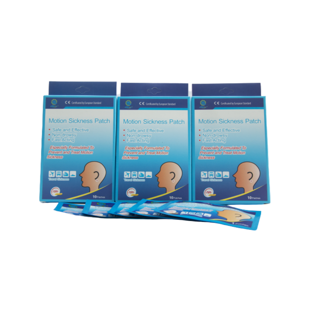 Miếng D&aacute;n Hỗ Trợ Say T&agrave;u Xe Motion Sickness Patch Hộp 10 Miếng 1