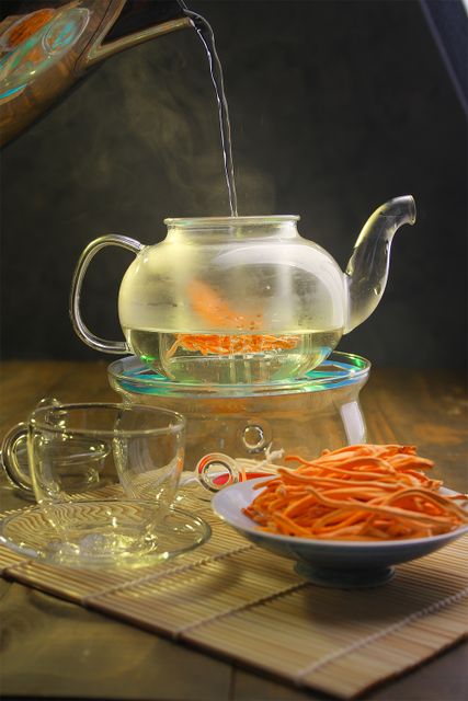 Đ&ocirc;ng Tr&ugrave;ng Hạ Thảo Sinh Khối Kh&ocirc; VnHerbs 2