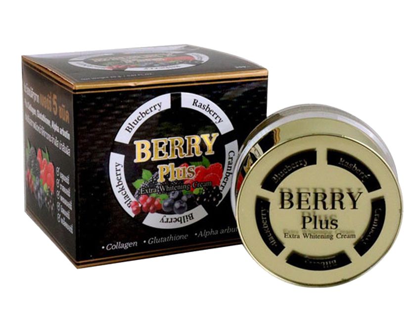 Kem Hỗ Trợ Dưỡng Trắng, Giảm N&aacute;m Berry Plus Extra Whitening Cream Th&aacute;i Lan