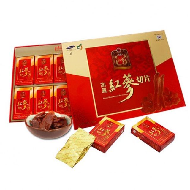 hồng s&acirc;m th&aacute;i l&aacute;t tẩm mật ong sambook h&agrave;n quốc hộp 20 g 1
