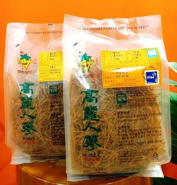 Túi rễ phụ hồng sâm khô Daedong Korea 300gr 1