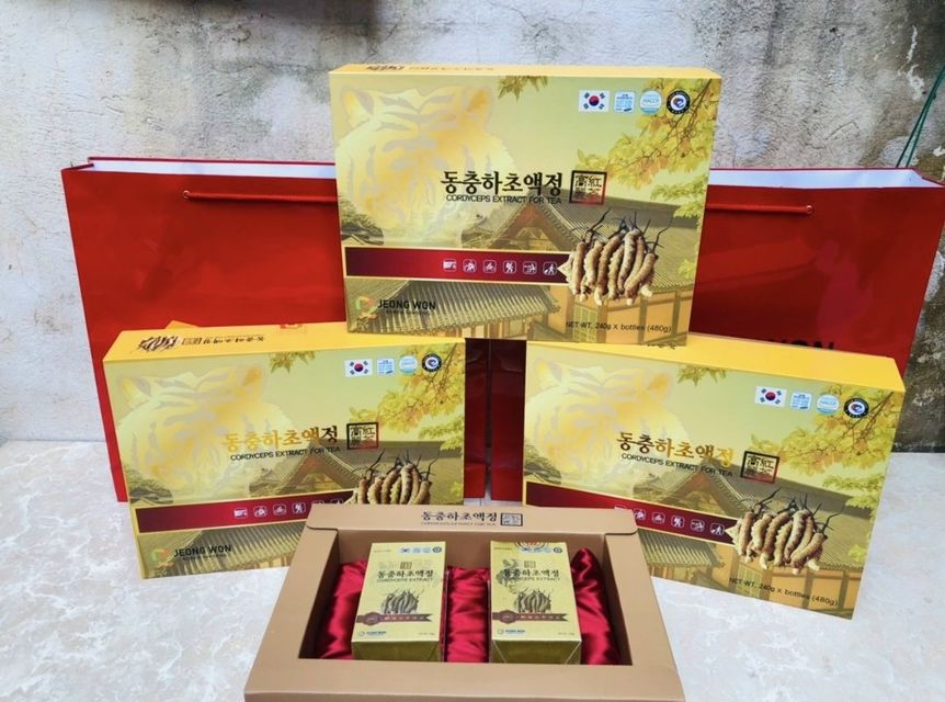 Cao Hồng S&acirc;m Đ&ocirc;ng Tr&ugrave;ng Hạ Thảo Jeongwon 1