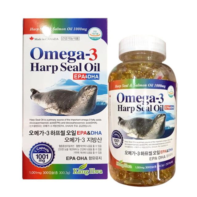 Tinh Dầu Hải Cẩu H&agrave;n Quốc New Omega 3 Harp Seal Oil 1